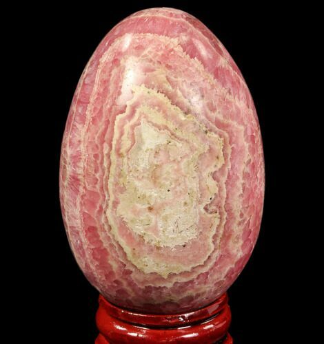 Polished Rhodochrosite Egg - Argentina #79248